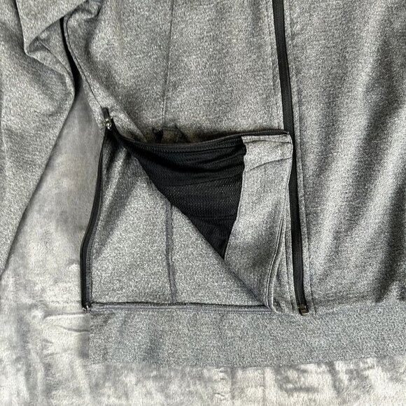 Nike Basketball Warmup Jacket Mens Small Gray Full Zip Hyper Elite Dry Vented - Picture 6 of 11